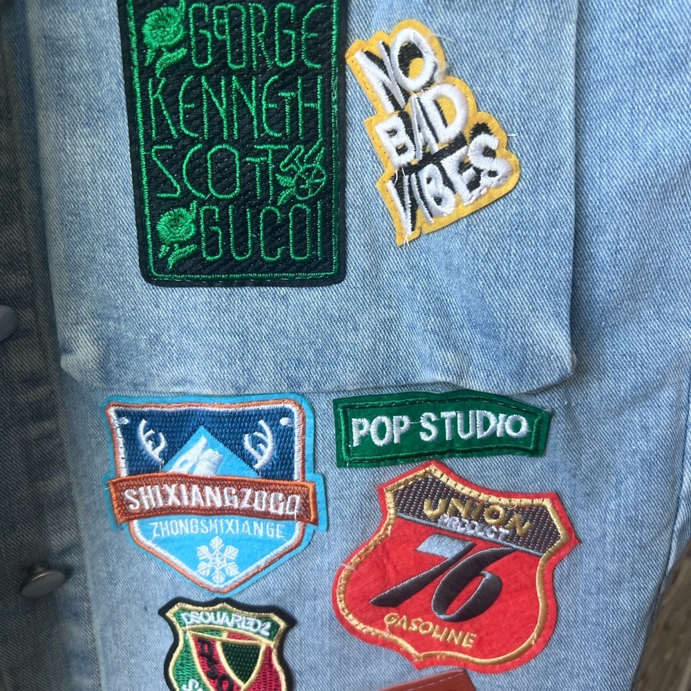 Nikki Lund Thora Patch Denim Jacket - image 3